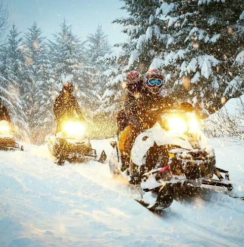A Snowmobiler’s Paradise in New Brunswick