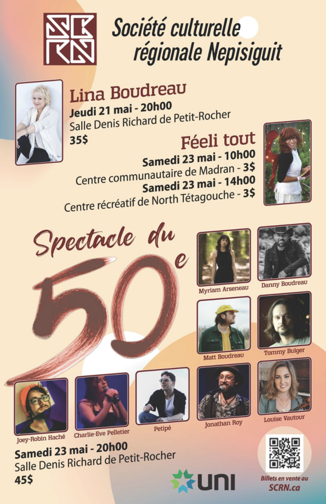 Spectacle du 50e de la Société culturelle régionale Népisiguit